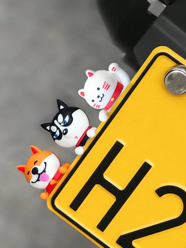 Cute husky dog car - cute,