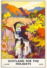 Vintage Railway Poster