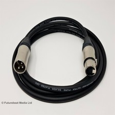 Van Damme Pro  Microphone Balanced Audio Patch Cable Neutrik XLR to XLR  Lead