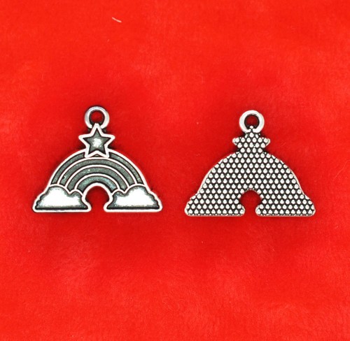 Tibetan silver star over - silver,