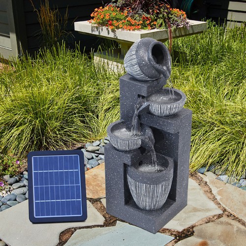Solar powered water fountain - solar,