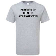 HMP Strangeways Prison T-shirt Manchester Funny Escaped Jail Inmate Costume 
