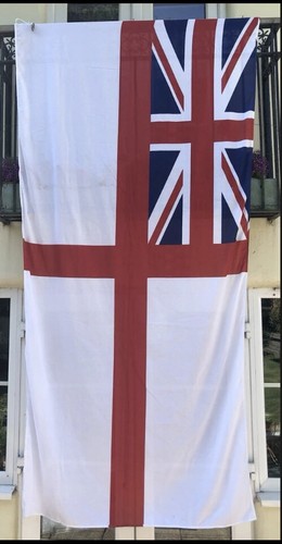 Royal navy white ensign flag - navy,