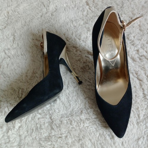 Guess black pointed suede - guess,