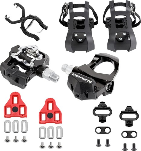 Spin bike pedals look - 3-in-1,