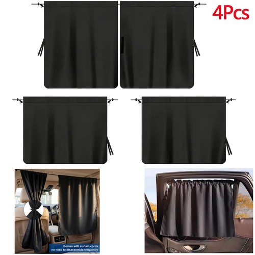 4pcs car privacy curtains set - 4pcs,