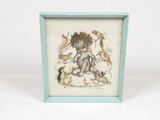 Vintage Brownie Downing Framed