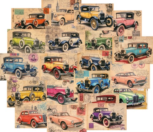Vintage style classic car - vintage,