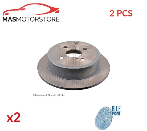 Rear brake discs set - brake, blue