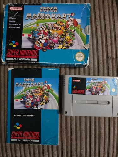 Super mario kart snes game - kart,