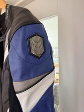 Wolf Motorbike Blue Leather