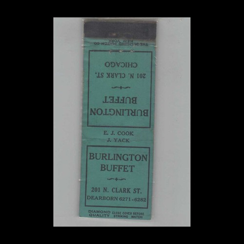 1930s matchbook cover - 1930s,