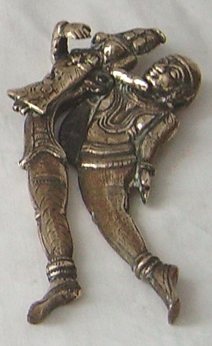 Antique brass betel nut - nut, cutter