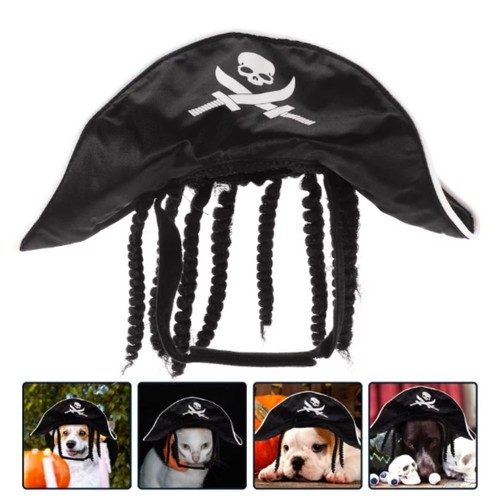 Dog pirate hat pet - pirate,