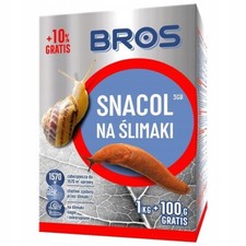 BROS SNACOL 3GB na ŚLIMAKI Slug & Snail pellets 1.1kg