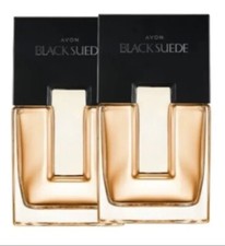 2X Avon Black Suede Eau de