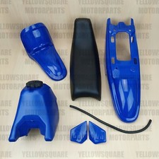 Plastics Set Yamaha PW50 - BLUE - Front Rear Fender Mudguard Seat Fairing Tank