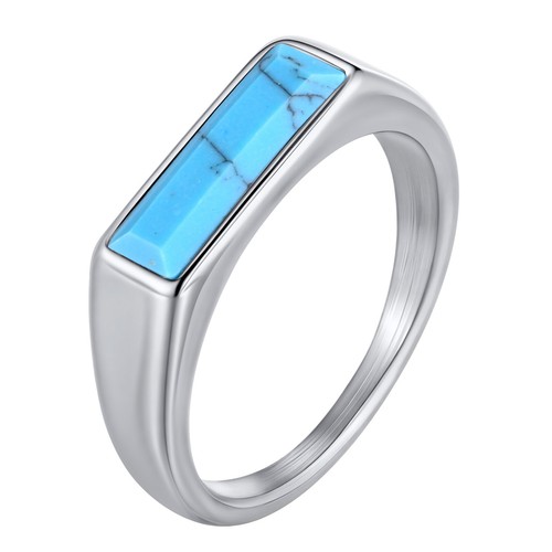Natural stone signet ring for - natural,