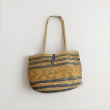 J Crew Raffia Straw Tote