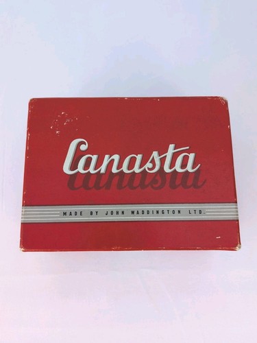 Vintage canasta playing cards - vintage,