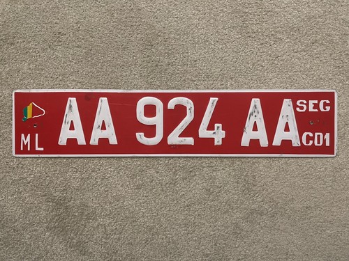 Number license plate mali - number,