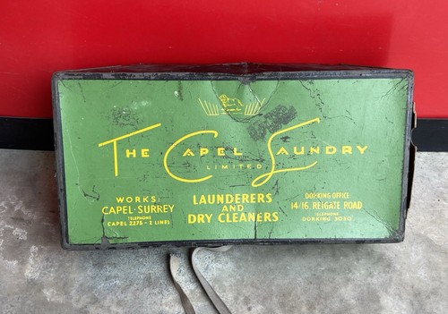 Vintage laundry box dry - box,
