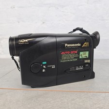 Vintage Panasonic NV-A1B VHS Professional Video Movie Camera +case Untested