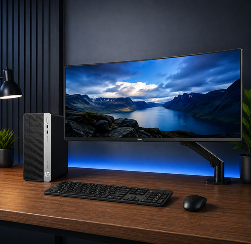 Dell monitor hp pc - 34",