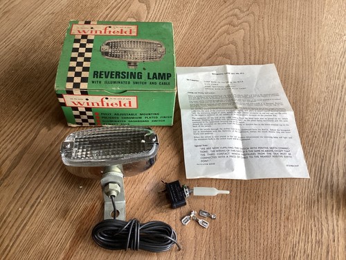 Vintage reversing lamp with