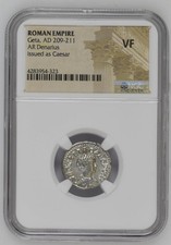 NGC VF Denarius of Geta