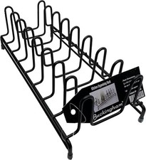 Metal Plate Drainer Rack Black