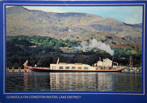 Postcard gondola coniston - postcard,