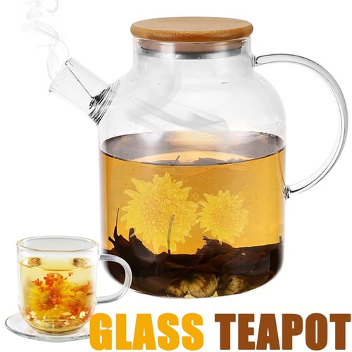 Large glass teapot jug - jug, with