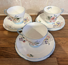 Shelley Wild Flower Trio Set