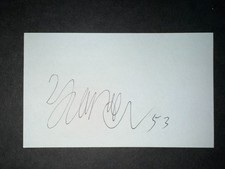 Yoshinori Yamarin, SIGNED 3x5 Card, BRAVES (Japan)