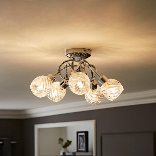 Way polished chrome ceiling - polished,
