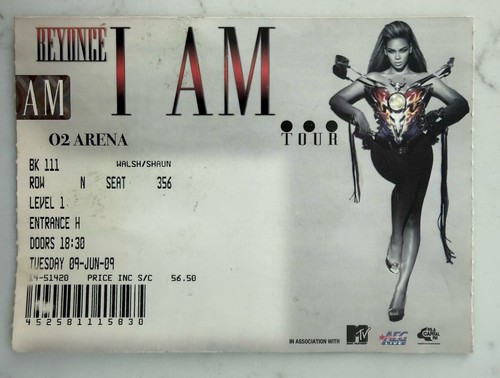 Beyonce tour o2 - i, arena