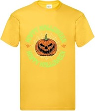 Halloween Graphic T-Shirt Unisex | Scary Pumpkin Spider Web Tee Men Women Kids