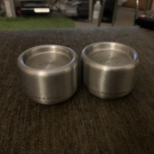 Cole And Mason Salt And Pepper Shaker Pot  Set Stainless Steel Stackable 