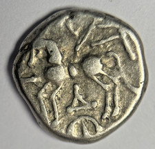 Celtic Aedui Silver Quinarius
