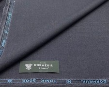 Grey Blue Wool Mohair Fabric
