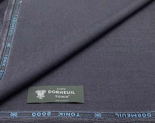 Grey blue wool mohair - grey,
