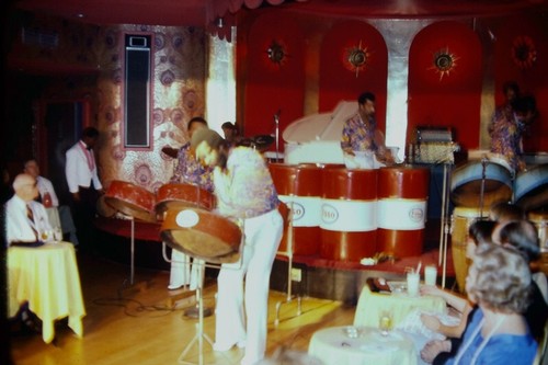 Steel drum band - with, oil