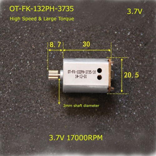 132ph 3735 motor 3 7v - ot-fk-132ph-3735, dc