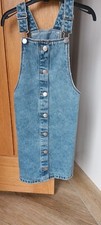 Girls denim Dungaree dress 8yrs