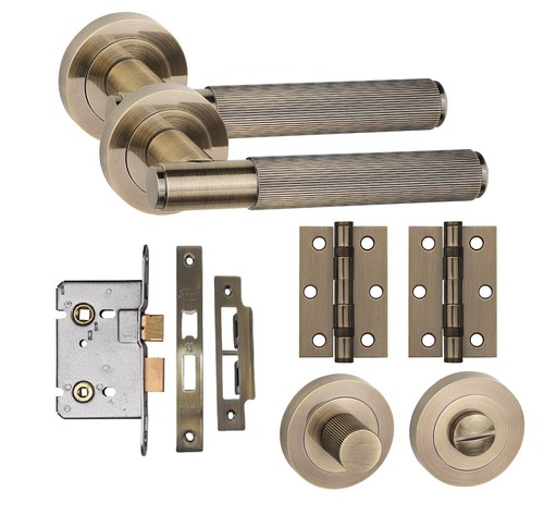 Bathroom door handle straight - handle,
