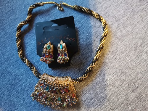 Colourful indian style pendant