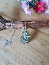 Sea Glass Pendant Necklace