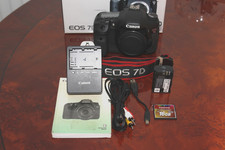 Canon eos 7d body only 7k shutter count