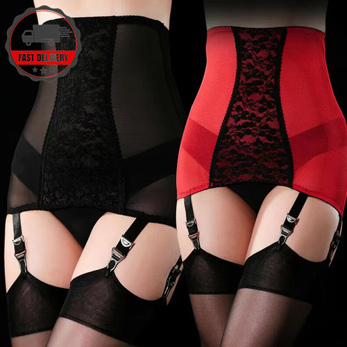 High waist stretchy lace - high-waist,